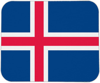Iceland Flag Mouse Pad