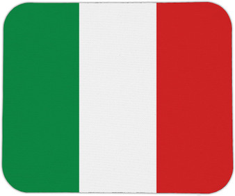 Italy Flag Mouse Pad