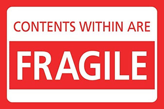 Contents Within are Fragile Stickers 2in x 3in