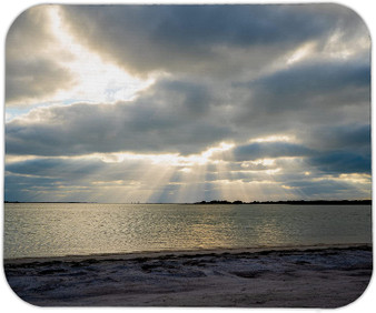 Sunset Beach Mouse Pad