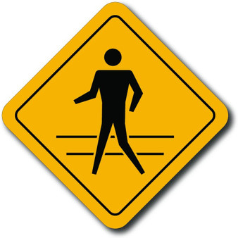 Individual Crosswalk Magnetic Sign