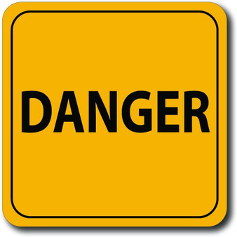 Danger Magnetic Sign