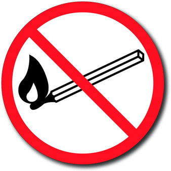 Flammable Magnetic Sign