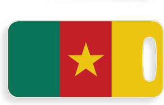 Cameroon Flag Luggage Tag