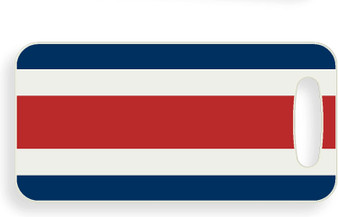 Costa Rica Flag Luggage Tag