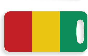 Guinea Flag Luggage Tag