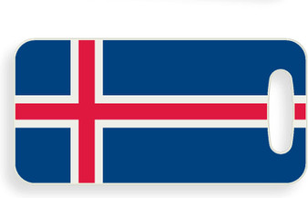 Iceland Flag Luggage Tag
