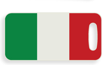 Italy Flag Luggage Tag