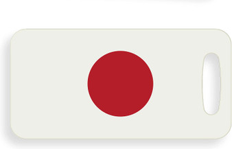 Japan Flag Luggage Tag