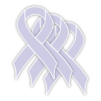 All Cancer (Lavender) - 3 Pack Stickers All Cancer (Lavender) - 3 Pack Stickers