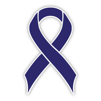 Colon Cancer (Dark Blue) Magnet - Qty 1