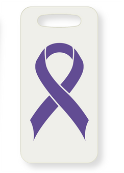 Hodgkins Lymphoma Cancer Awareness Luggage Tag - Dual Sided