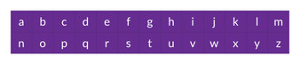 Purple Lower Case