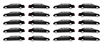 Black Route Planning Limousine Magnets Whiteboards Mapping Commercial Vehicles by DCM Solutions