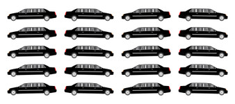 Black Route Planning Limousine Magnets Whiteboards Mapping Commercial Vehicles by DCM Solutions