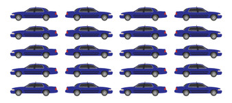 Blue Route Planning Taxi Magnets Whiteboards Mapping Commercial Vehicles by DCM Solutions