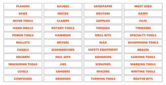 Burnt Orange Inverted Toolbox Organizational Magnetic Labels Woodworking Set by DCM Solutions Burnt Orange Inverted Toolbox Organizational Magnetic Labels Woodworking Set by DCM Solutions