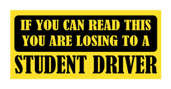 Competitive Student Driver Bumper Magnet by DCM Solutions