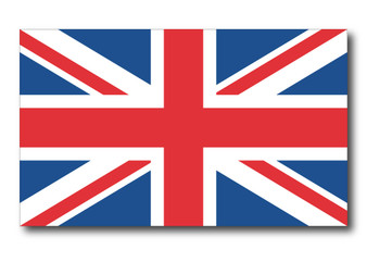 British Union Jack Flag Bumper Magnet by DCM Solutions