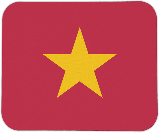 Vietnam Flag Mouse Pad