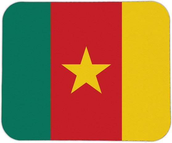 Cameroon Flag Mouse Pad