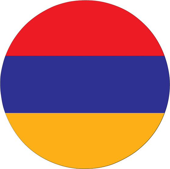 Armenia Flag 7.5" Circular Mouse Pad