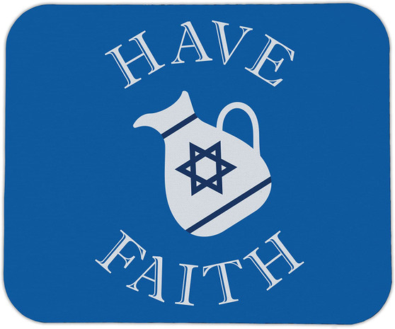 Hanukkah Have Faith Mouse Pad