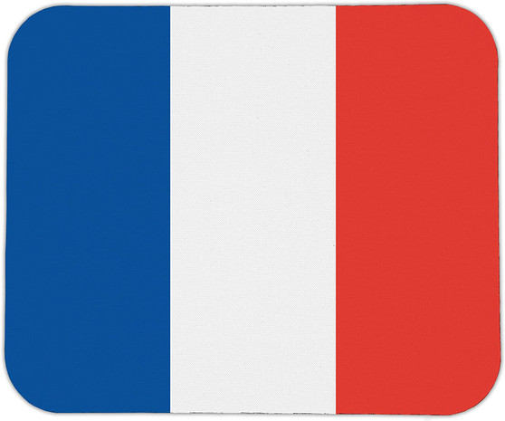 France Flag Mouse Pad