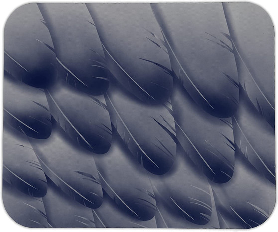 Feathers Design Mouse Pad