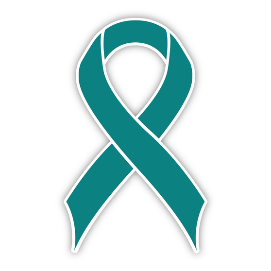 Ovarian Cancer (Teal) Magnet - Qty 1