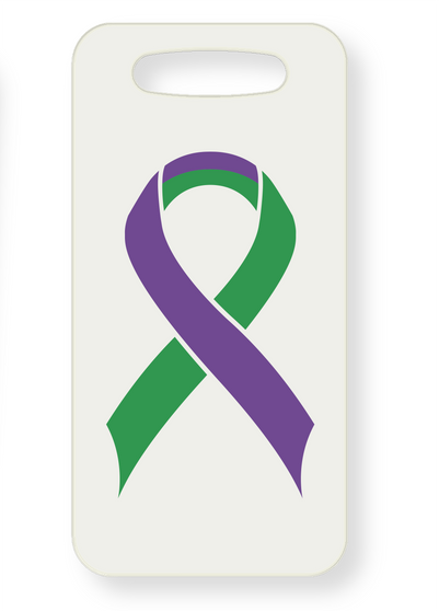 Anal Cancer Awareness Luggage Tag - Dual Sided