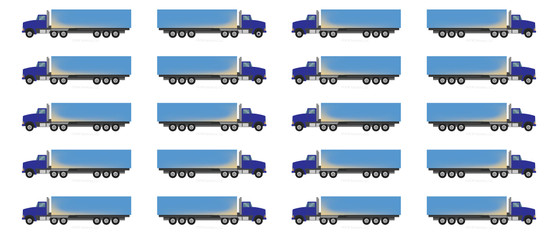 Blue Blue Trailer Route Planning Semi Trucks Trucker Magnets Whiteboards Mapping Commercial Vehicle By DCM Solutions