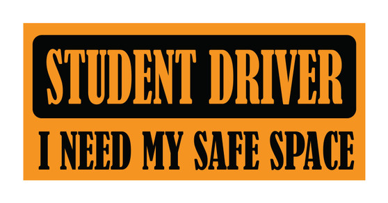 Need My Space Student Driver Bumper Magnet By DCM Solutions
