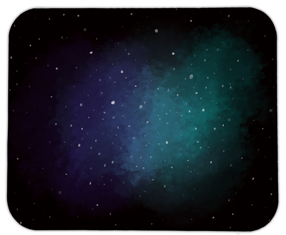 Galaxy Space Themed Mouse Pad by DCM Solutions