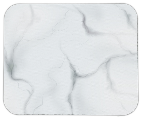 White Marble Themed Mouse Pads