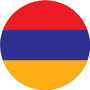 Armenia Flag 7.5" Circular Mouse Pad