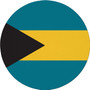 Bahamas Flag 7.5" Circular Mouse Pad