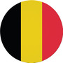 Belgium Flag 7.5" Circular Mouse Pad