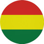 Bolivia Flag 7.5" Circular Mouse Pad