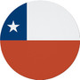 Chile Flag 7.5" Circular Mouse Pad