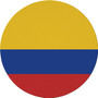 Colombia Flag 7.5" Circular Mouse Pad