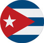 Cuba Flag 7.5" Circular Mouse Pad