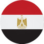 Egypt Flag 7.5" Circular Mouse Pad