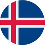 Iceland Flag 7.5" Circular Mouse Pad