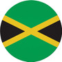 Jamaica Flag 7.5" Circular Mouse Pad