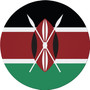 Kenya Flag 7.5" Circular Mouse Pad