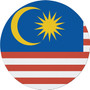 Malaysia Flag 7.5" Circular Mouse Pad