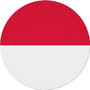 Monaco Flag 7.5" Circular Mouse Pad