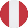 Peru Flag 7.5" Circular Mouse Pad