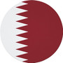 Qatar Flag 7.5" Circular Mouse Pad